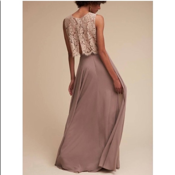 Jenny Yoo Collection Hampton Long A-Line Skirt - Picture 8 of 9